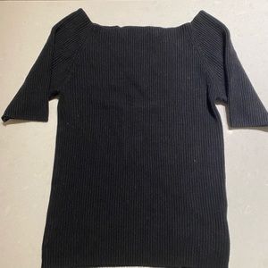 Anthropologie ett:twa boatneck ribbed top